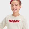 Girls' French Terry Pullover Sweater - Cat & Jack™ - image 2 of 4