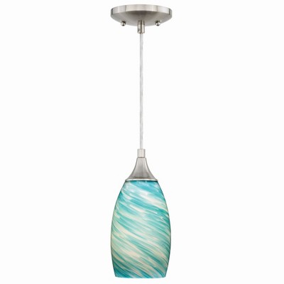 Vaxcel Milano 1 - Light Pendant in  Satin Nickel