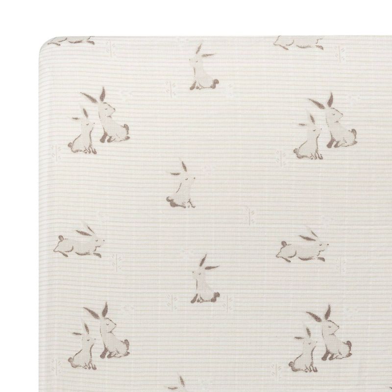 Crane Baby Organic Cotton Fitted Crib Sheet, 5 of 10