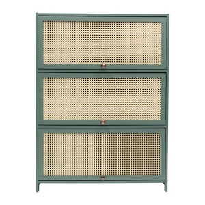 YIYIBYUS 7-Tier Shoe Rack for Entryway Solid Wood Shoe Storage Cabinet, 31in Width - 1 of 4
