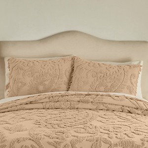 BrylaneHome Paisley Chenille Standard Sham - 1 of 2