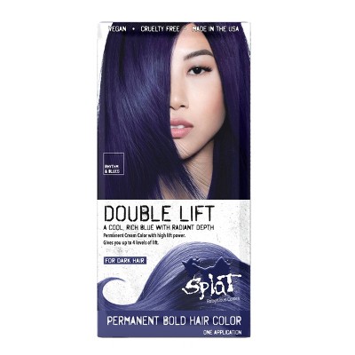 black purple hair color