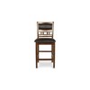 New Classic Furniture,Gia Solid Wood Counter Table  2 Chairs In Brown - 4 of 4