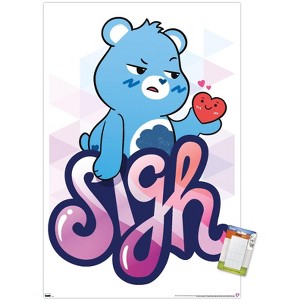 Trends International Care Bears: Unlock The Magic - Sigh Unframed Wall Poster Prints - 1 of 4