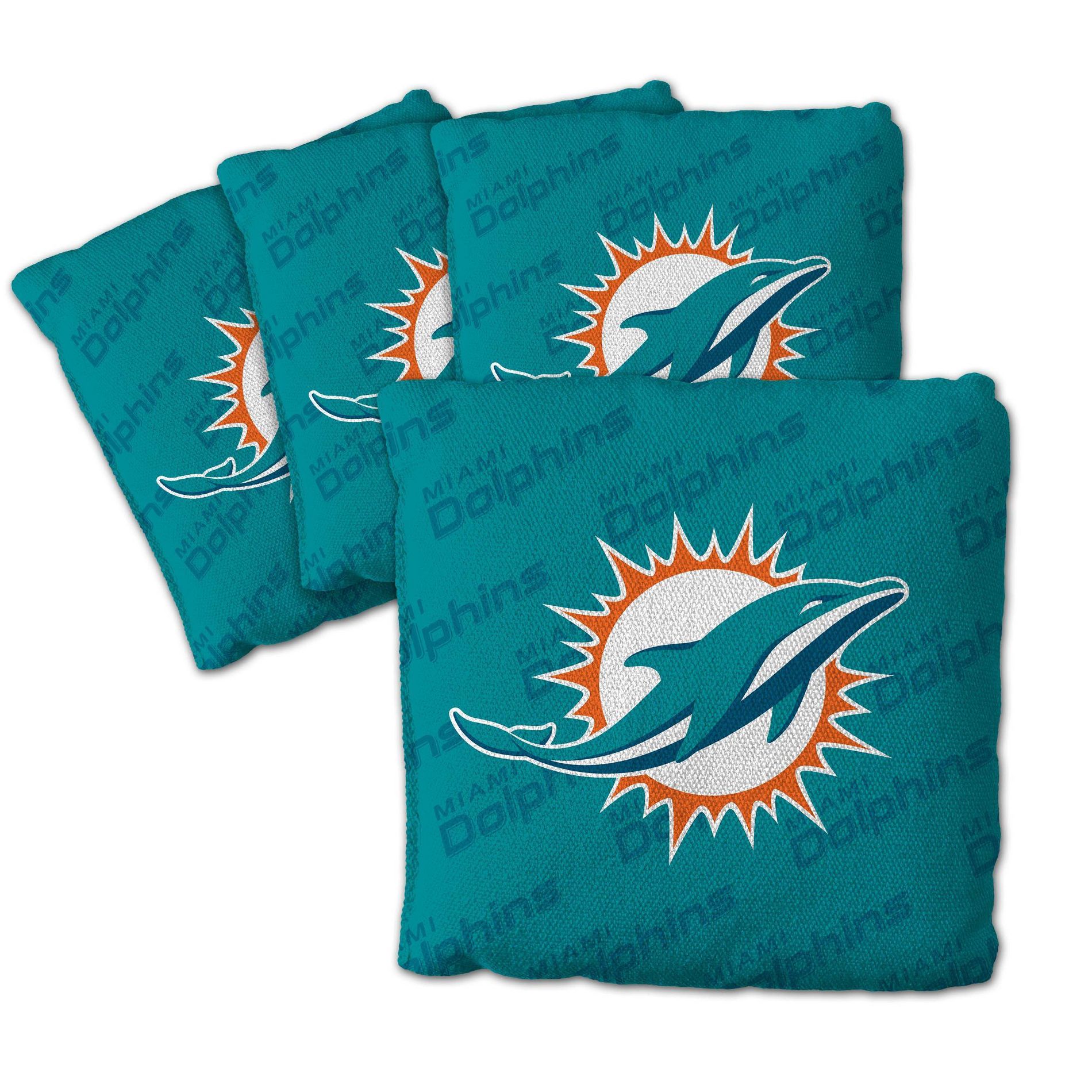 NFL Miami Dolphins 4pk Cornhole Bags
