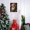 SEVOBAL Wall Art Papa Noel Christmas Holiday Framed Decor for Living Room Seasonal Home Display, White, 14"*1"*18" - 2 of 4