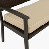 Home Fashions International 18"x41" O'Linen Outdoor Bench Cushion - 2 of 4