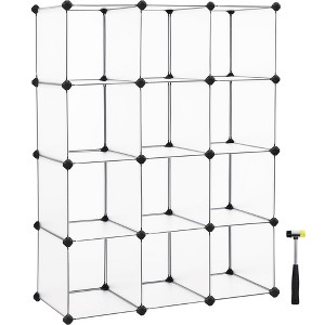 SONGMICS DIY Cube Storage Organizer Shelf Cabinet Bookshelf Bookcase - 1 of 4