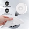 Unique Bargains Shower Drain Hair Catcher Square Drain Cover Silicone Strainer Hair Stopper for Shower Sink Bathroom Tub Accessories - 3 of 4