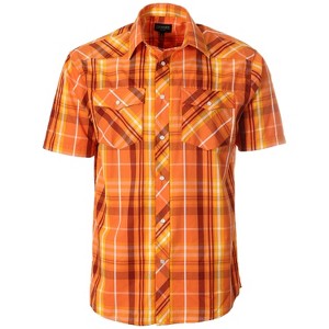 Gioberti Men's Western Cowboy Short Sleeve Shirt with Snap Buttons - 1 of 4