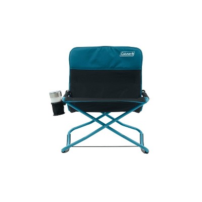 Deep Ocean Portable Outdoor Rocking Chair with Padded Arms