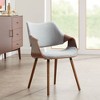 Studio 55D Westin Gray Fabric and Beech Wood Dining Chair - 2 of 4