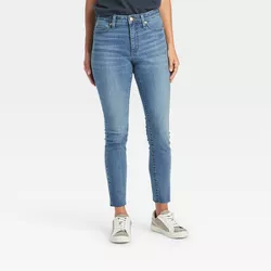 Women's High-Rise Skinny Jeans - Universal Thread™ Medium Blue 4