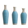 JANSNO Hand-Woven PVC Rattan Decorative Floor Vase Set of 3 - 28.35"/24.41"/20.47" Tall - 2 of 4
