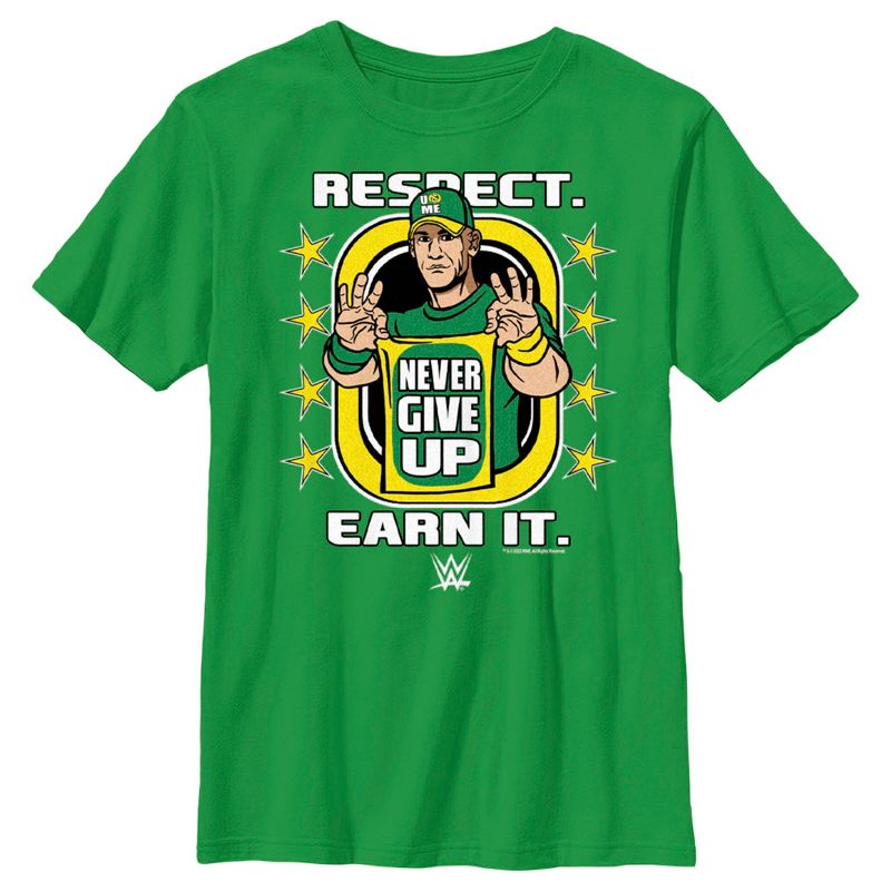 Boy's WWE John Cena Respect Earn It T-Shirt, 1 of 5