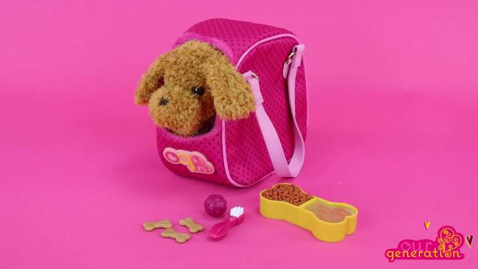 Our Generation Hop In Dog Carrier &#38; Pet Plush Poodle for 18&#34; Dolls, 2 of 8, play video