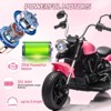 Jojoka 12V Electric Dirt Bike, Kids Motorcycle with Training Wheels, Reverse, Headlight, Horn, Music, for 3-5 Years - 4 of 4