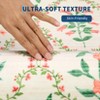 2x6 FT Modern Washable Area Rug for Living Room, Floral Trellis Carpet Rug with Non Slip Backing, Low Pile Stain Resistant Floor Rug for Dorm, - 4 of 4