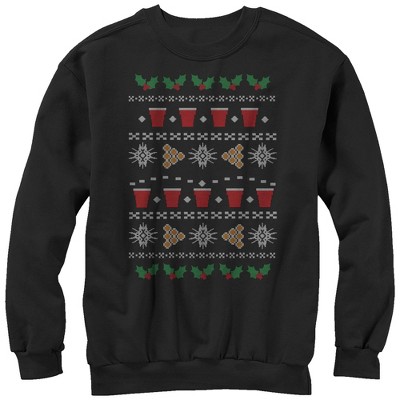 Men's Lost Gods Ugly Christmas Pong Sweatshirt