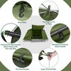 FURNIinspire Camping Tents Heightened Folding Outdoor Camping Tent With Adjustable Leg Claws, Water Proof, UV Protection, Green, 33"*94"*50" - 4 of 4