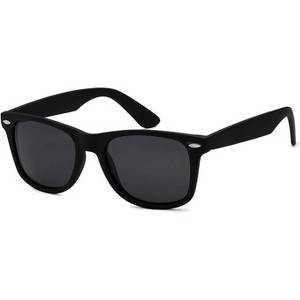 grinderPUNCH Retro NERD Geek Oversized BLACK Framed Clear Lens Eye Glasses for Men Women - 1 of 3