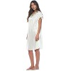 Casual Nights Women's Fancy Lace Neckline Silky Tricot Nightgown - 2 of 4