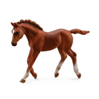 Breyer CollectA Series Chestnut Thoroughbred Walking Foal Model Horse
