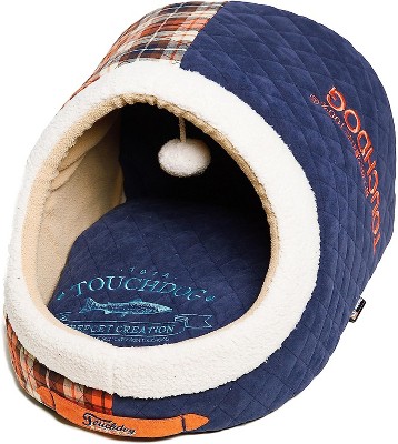 Touchdog Diamond Stitched Active-Play Indoor Panoramic Designer Dog Bed