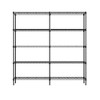5 Tier Basement Pantry Utility Storage Shelves, Heavy Duty Adjustable Garage Shelves Wire Shelving Garage Shelving - 2 of 4