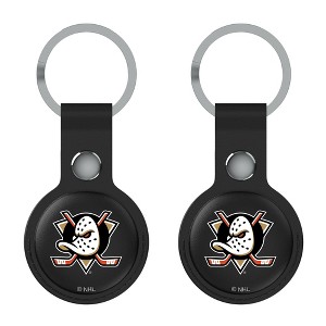 Keyscaper NHL Western Conference Teams Insignia Black Airtag Holder 2-Pack - 1 of 4
