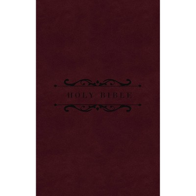 CU NKJV, Personal Size Bible, Giant Print, Leathersoft, Burgundy, Red Letter, Comfort Print (Hardcover)