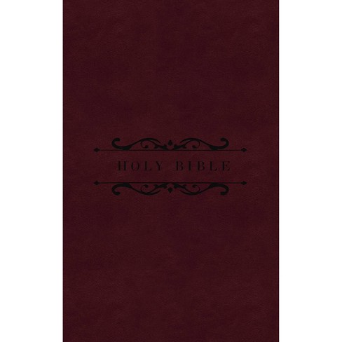 CU NKJV, Personal Size Bible, Giant Print, Leathersoft, Burgundy, Red  Letter, Comfort Print (Hardcover)