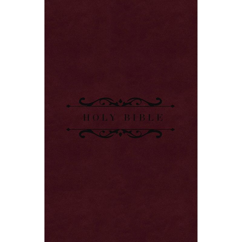 CU NKJV, Personal Size Bible, Giant Print, Leathersoft, Burgundy, Red Letter, Comfort Print (Hardcover), 1 of 2