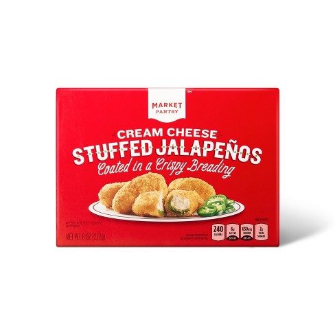 Cream Cheese Stuffed Frozen Jalapeno Poppers 8oz Market Pantry Target