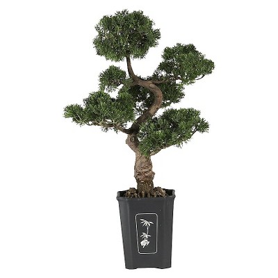 Nearly Natural 36" Cedar Bonsai Silk Plant