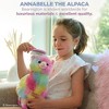 Bearington Annabelle Plush Stuffed Animal Rainbow Alpaca, 12 inches - 4 of 4