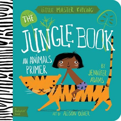 The Jungle Book - (BabyLit Books) by  Jennifer Adams (Board Book)