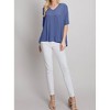 Women's V-neck Blouse - ALLIE ROSE - 2 of 2