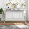 Dexmalle 48" Modern Mirror Console Table for Entryway, Living Room - 2 of 4