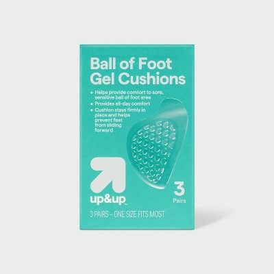 Ball of Foot Gel Cushion - 3pk - up&up™