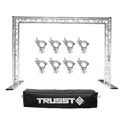 Chauvet Trusst Post Kit Lighting Truss System + Transport Case + 8 Truss Clamps