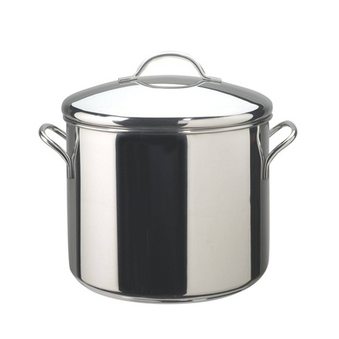 Farberware Classic Series 12qt Stainless Steel Induction Stockpot With Lid  Silver : Target
