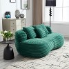 MAYEERTY Emerald Bean Bag Sofa - High Back Lounger for Indoor/Outdoor Relaxation - 3 of 4