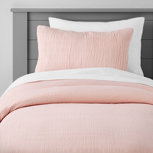 Twin Pom Kids' Duvet Cover Pink - Pillowfort™ : Target