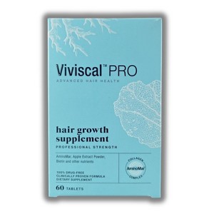 Viviscal PRO Advanced Hair Health PROFESSIONAL STRENGTH Dietary Supplements (60 tablets) AminoMar Marine Complex & Biotin - 1 of 4
