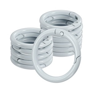 Unique Bargains Metal Spring O Rings Zinc Alloy Durable Multipurpose Lightweight Buckle - 1 of 4