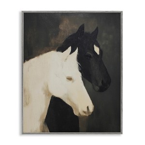 Stupell Industries Horse Harmony Contrast Framed Giclee Art - 1 of 4