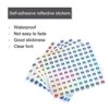 Unique Bargains Office Home Warehouse Self-Adhesive Reflective Sticker 10 Sheets - 3 of 4