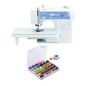 Brother XR9550 Sewing and Quilting Machine (White) with 36-Piece Bobbins Bundle - 1 of 3