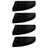 vidaXL Floating Corner Shelves 4 pcs High Gloss Black 13.8"x13.8"x1.5" MDF - 2 of 4